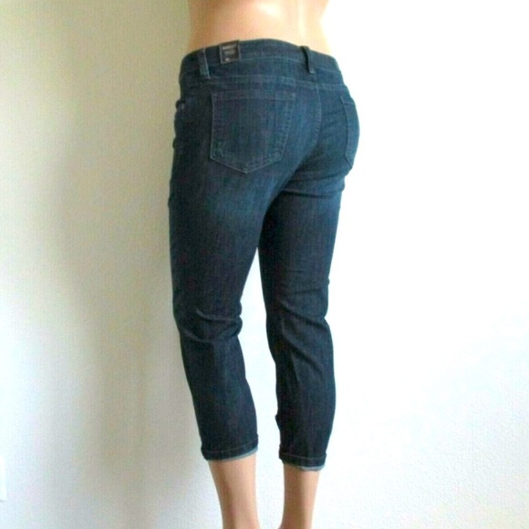 KUT from the KLOTH Jeans Women BARDOT Crop Skinny Boyfriend Size 12 NWT - Picture 2 of 3